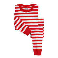 Load image into Gallery viewer, Red Christmas Stripe Pajamas
